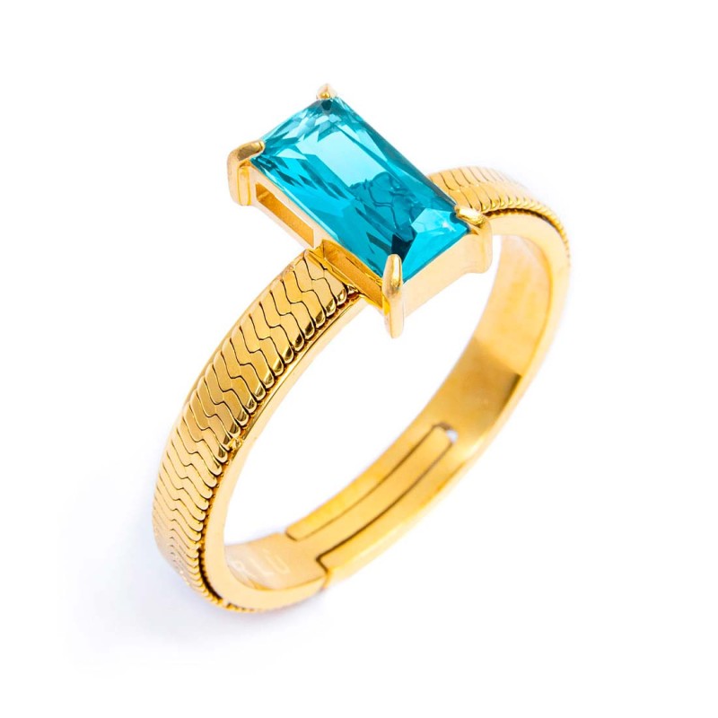 AN A FASCETTA CON CUBIC ZIRCONIA BAGUETTE AN A FASCETTA CON CUBIC ZIRCONIA BAGUETTE