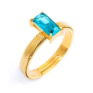 AN A FASCETTA CON CUBIC ZIRCONIA BAGUETTE AN A FASCETTA CON CUBIC ZIRCONIA BAGUETTE