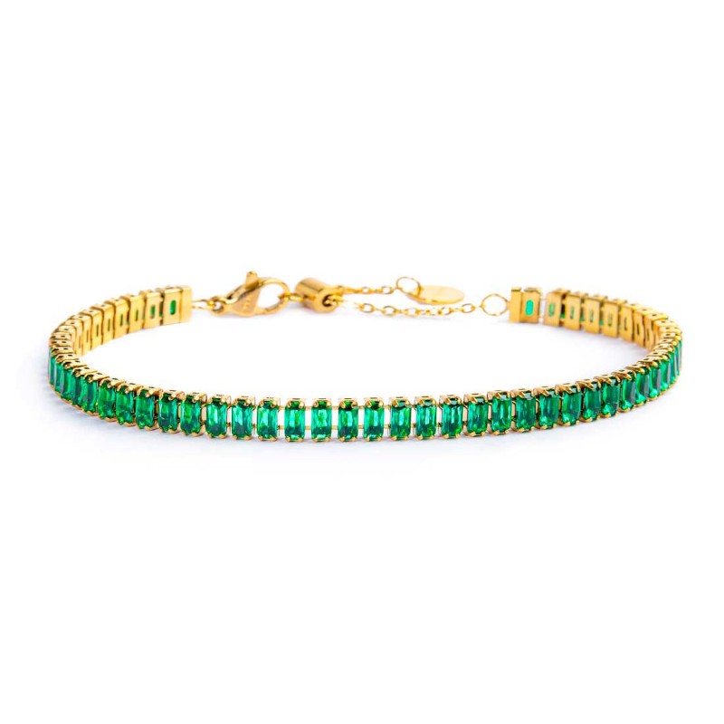 Bracciale tennis cristalli baguette Bracciale tennis cristalli baguette