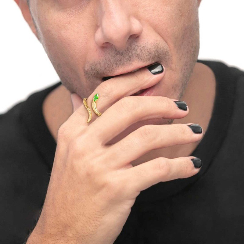 AoedeJ Orecchini A Serpente In Argento 925 Con Zirconia Cubica, 2 Modi: A Clip O Pendenti, Ipoallergenici, Regalo Per Donna