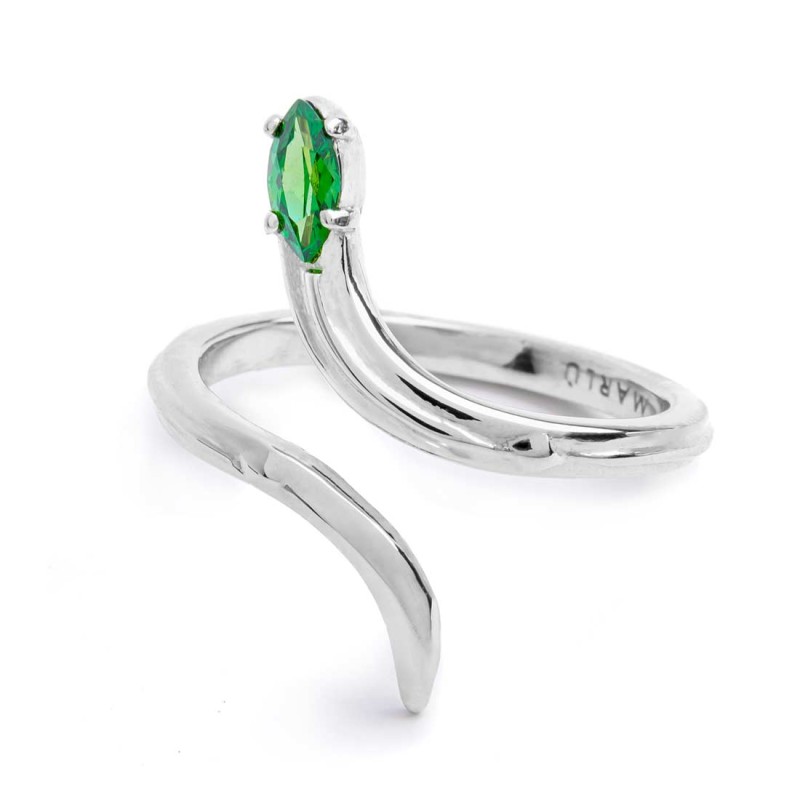 Anello serpente con zircone Anello serpente con zircone