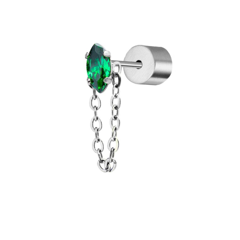OR MONO CON CZ E CATENA PENDENTE OR MONO CON CZ E CATENA PENDENTE