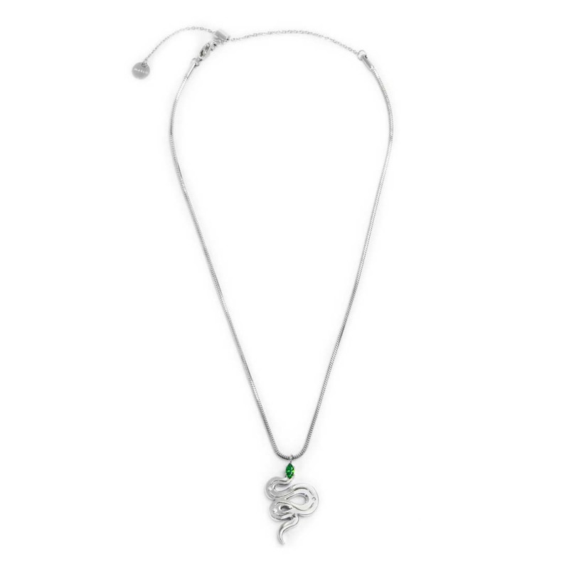 COLLANA CAT SNAKE QUADRATA E SERPENTE PEND