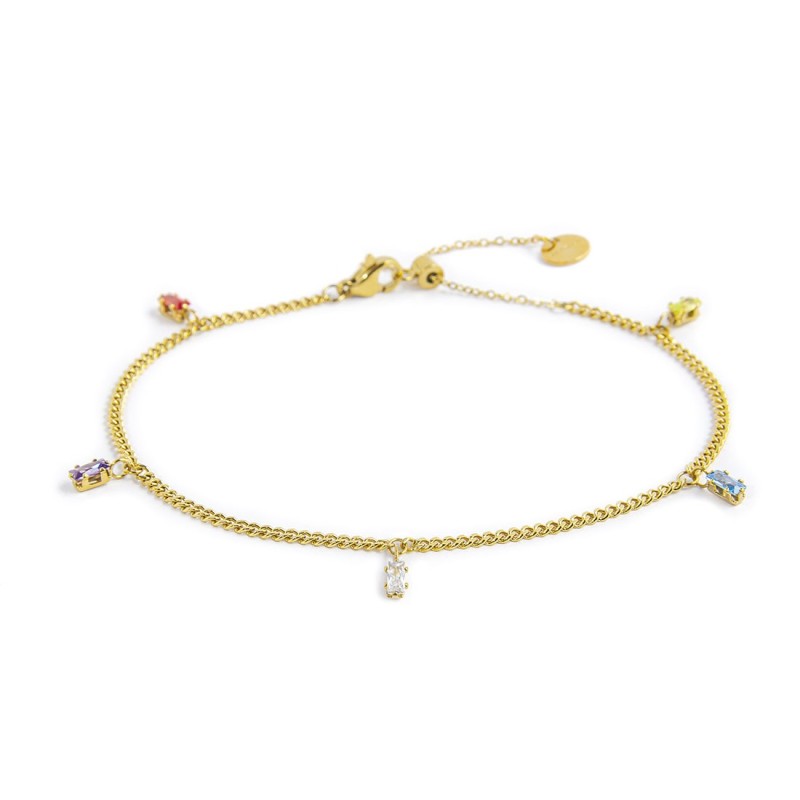 CAVIGLIERA Cz BAGUETTE COLORATI