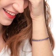 Bracciale tennis zirconi baguette Bracciale tennis zirconi baguette