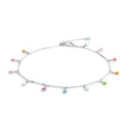 Cavigliera con pendenti smaltati