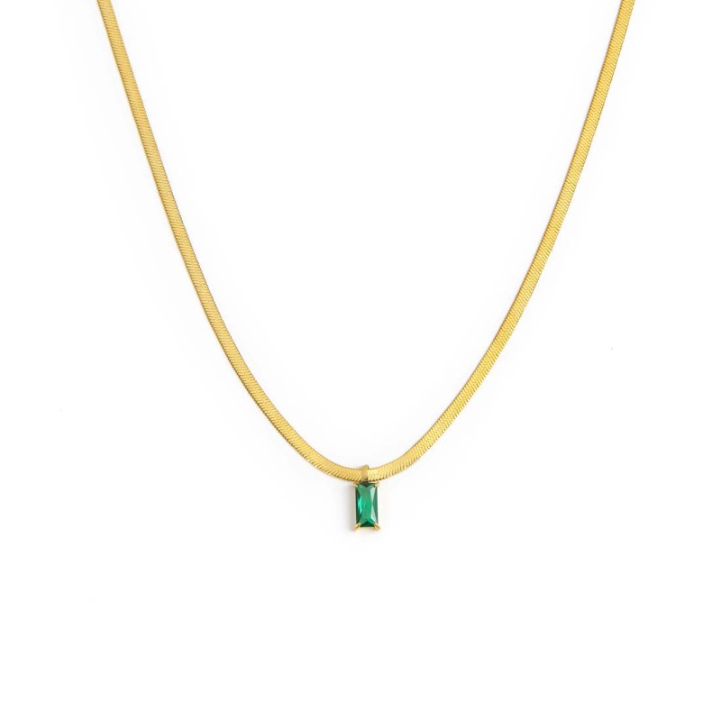 Collane con zircone baguette Collane con zircone baguette