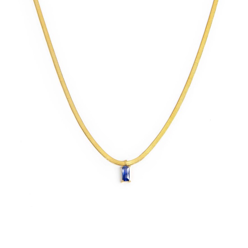 Collane con zircone baguette Collane con zircone baguette