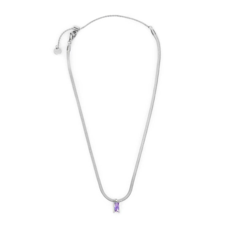 Collane con zircone baguette Collane con zircone baguette