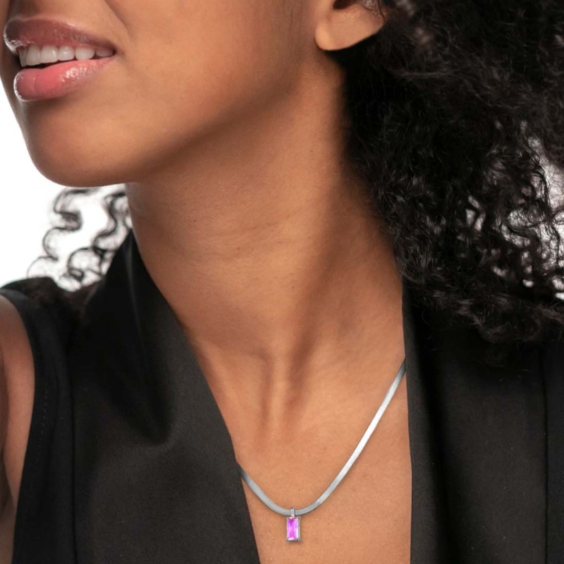 Collane con zircone baguette Collane con zircone baguette