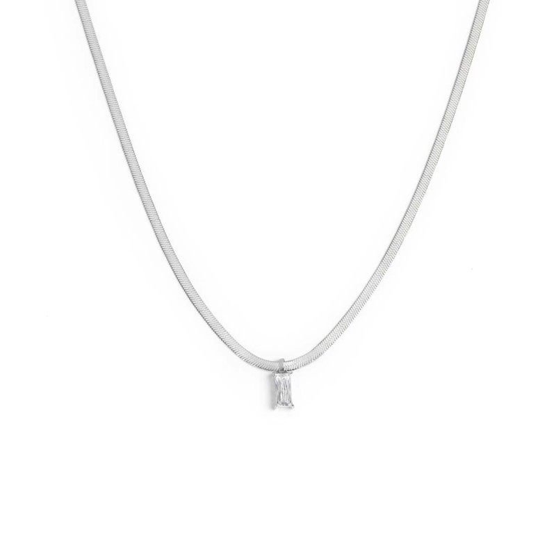 Collane con zircone baguette Collane con zircone baguette