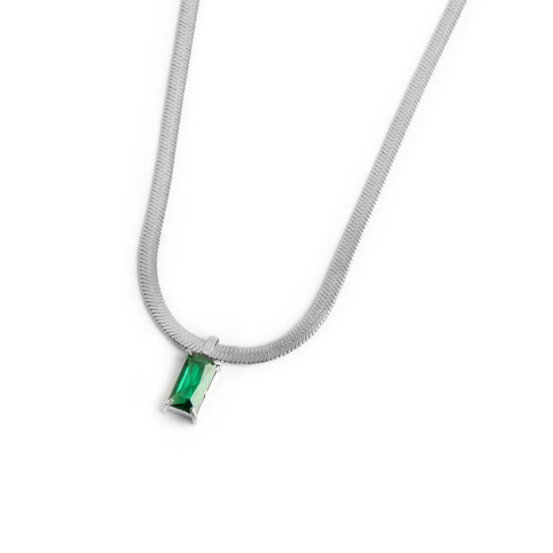 Collane con zircone baguette Collane con zircone baguette