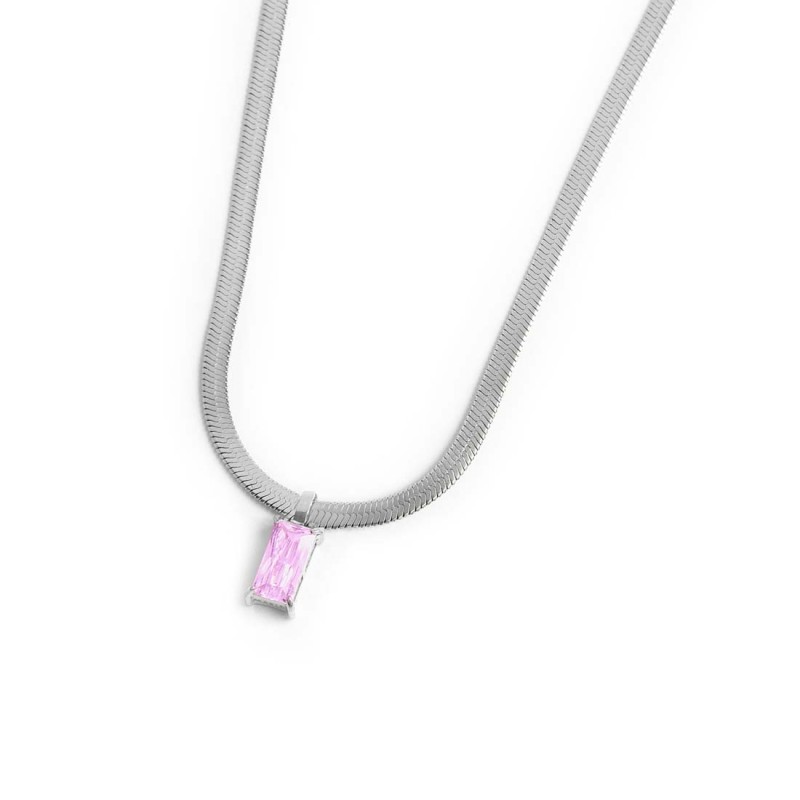 Collane con zircone baguette Collane con zircone baguette