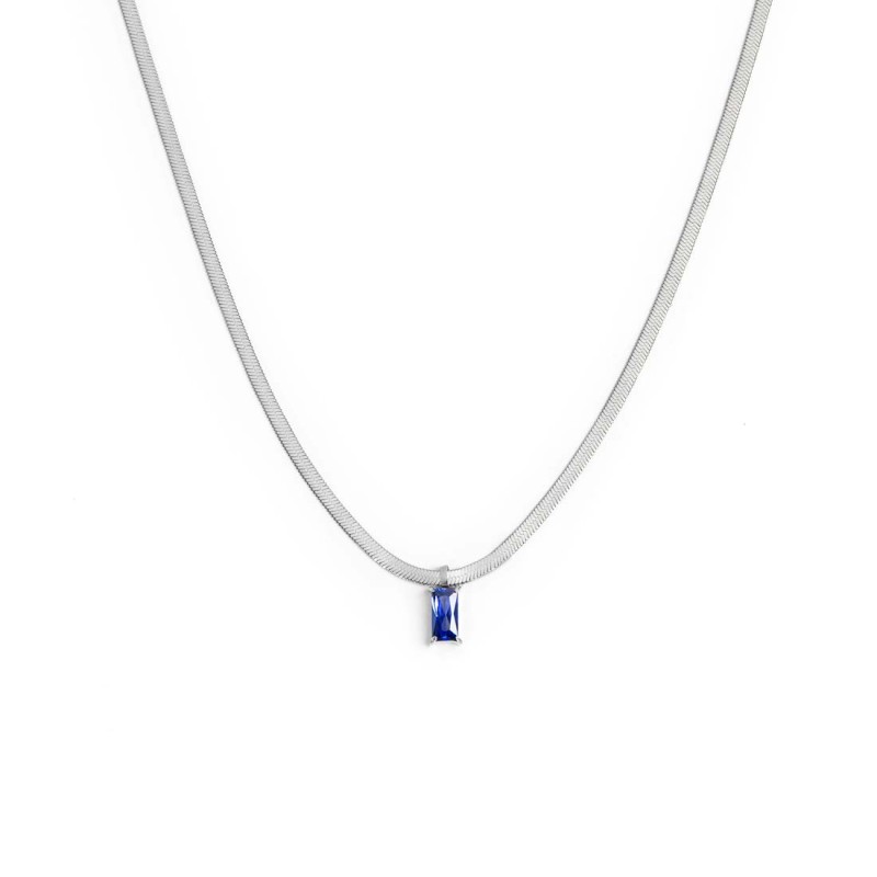 Collane con zircone baguette Collane con zircone baguette