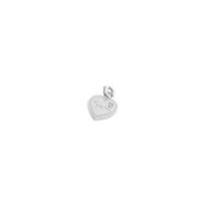 CHARM CUORE MAESTRA CON CZ BIANCO