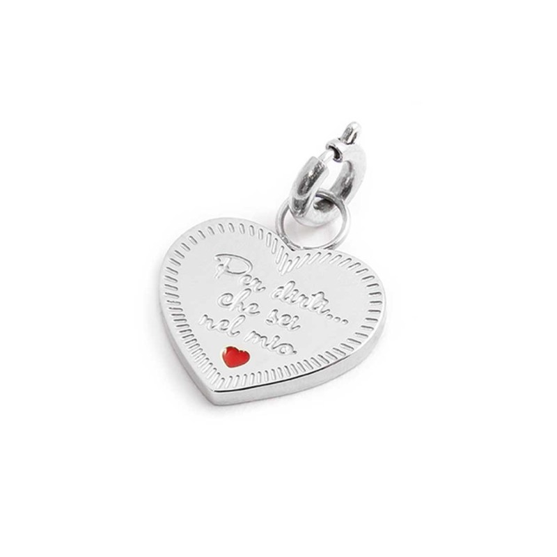 CHARM CUORE MAESTRA CON CZ BIANCO CHARM CUORE MAESTRA CON CZ BIANCO