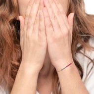 Bracciale con zirconi e smalto Bracciale con zirconi e smalto