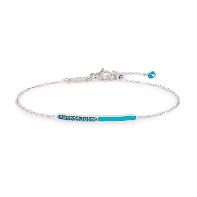 Bracciale con zirconi e smalto Bracciale con zirconi e smalto