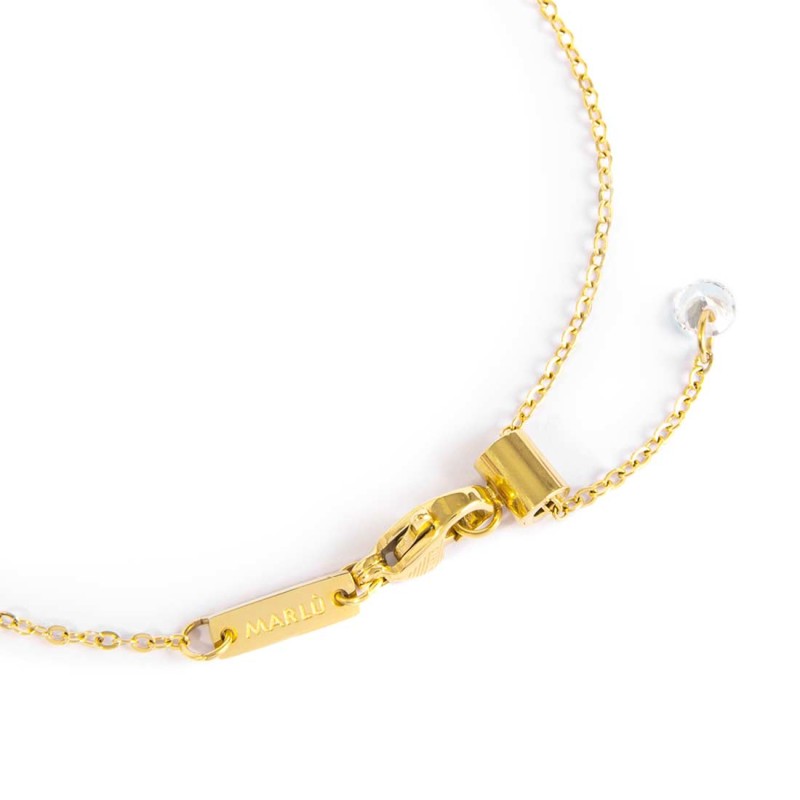 COLLANA CON CZ E SMALTO COLLANA CON CZ E SMALTO