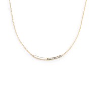 COLLANA CON CZ E SMALTO COLLANA CON CZ E SMALTO
