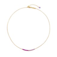 COLLANA CON CZ E SMALTO COLLANA CON CZ E SMALTO