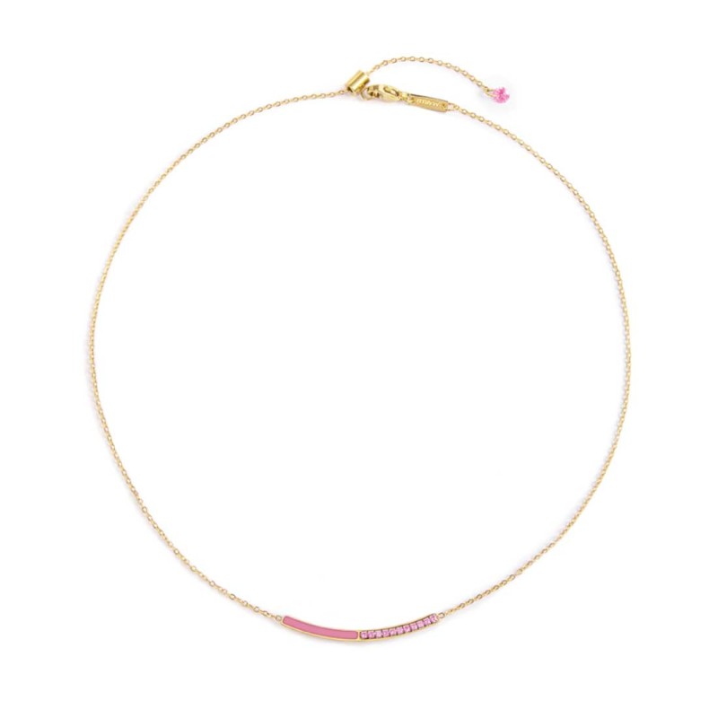 COLLANA CON CZ E SMALTO