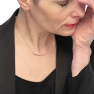 COLLANA CON CZ E SMALTO