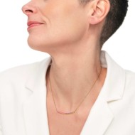 Collana con zirconi e smalto