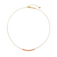 COLLANA CON CZ E SMALTO COLLANA CON CZ E SMALTO