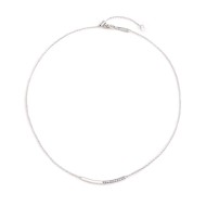 Collana con zirconi e smalto