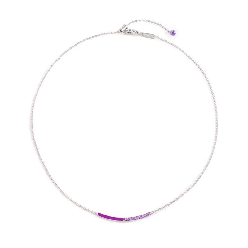 COLLANA CON CZ E SMALTO COLLANA CON CZ E SMALTO