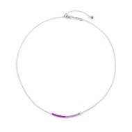COLLANA CON CZ E SMALTO COLLANA CON CZ E SMALTO