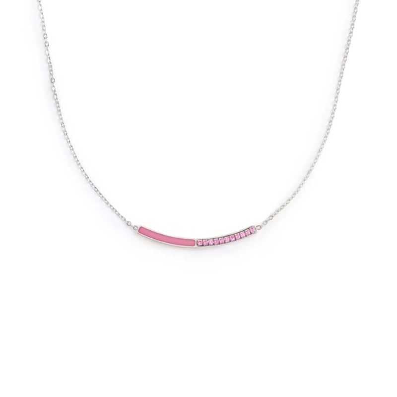 COLLANA CON CZ E SMALTO