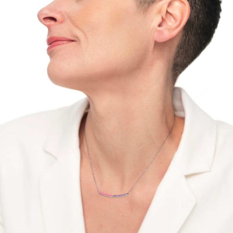 COLLANA CON CZ E SMALTO