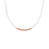 Collana con zirconi e smalto Collana con zirconi e smalto