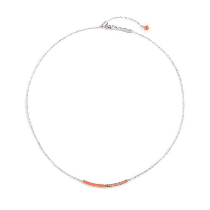 Collana con zirconi e smalto Collana con zirconi e smalto