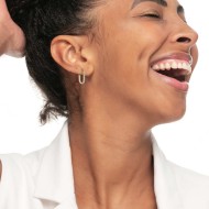 OR MONO OVALE CON CZ E SMALTO