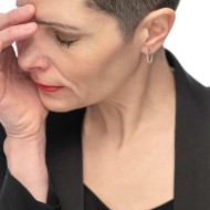 OR MONO OVALE CON CZ E SMALTO