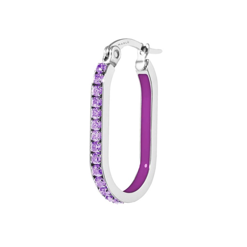 OR MONO OVALE CON CZ E SMALTO OR MONO OVALE CON CZ E SMALTO