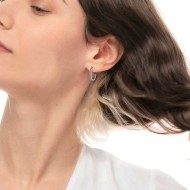 OR MONO OVALE CON CZ E SMALTO