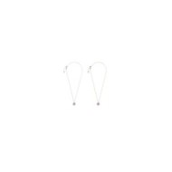 COLLANA CAT PERLE E SFERE CON PEND ROSA CON CRIST