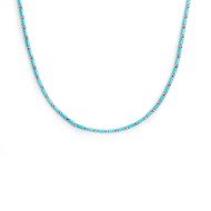 CO CON PERLINE A TUBO TURCHESI ED EMATITE