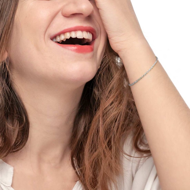 Bracciale catena a corda