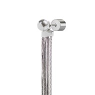 Orecchino pendente con catene snake quadrate Orecchino pendente con catene snake quadrate