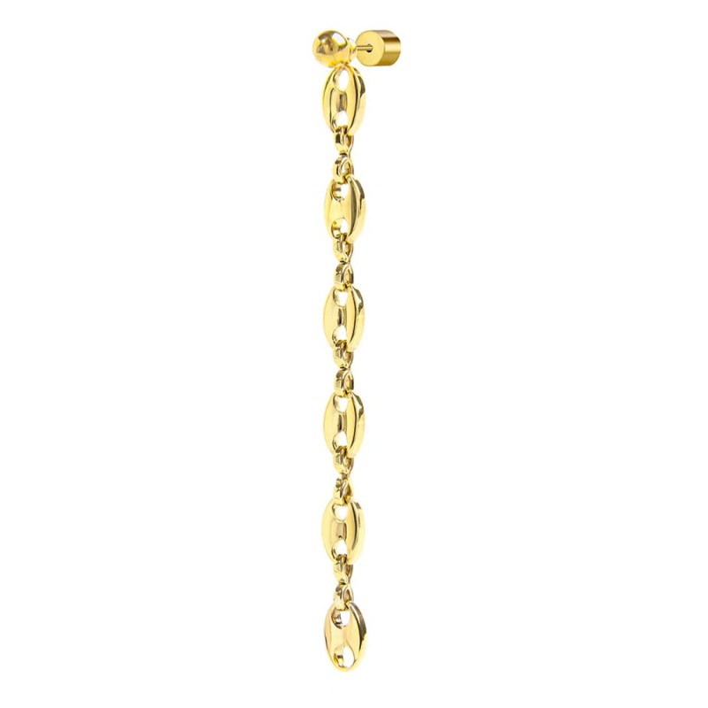 Orecchino pendente con catena marine Orecchino pendente con catena marine