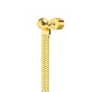Orecchino pendente con catena snake