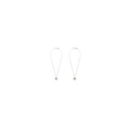 COLLANA CON CZ BIANCHI E SFERE CON PEND ROSA CON CRIST COLLANA CON CZ BIANCHI E SFERE CON PEND ROSA CON CRIST