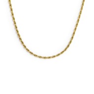 Collana catena a corda 2,5mm Collana catena a corda 2,5mm