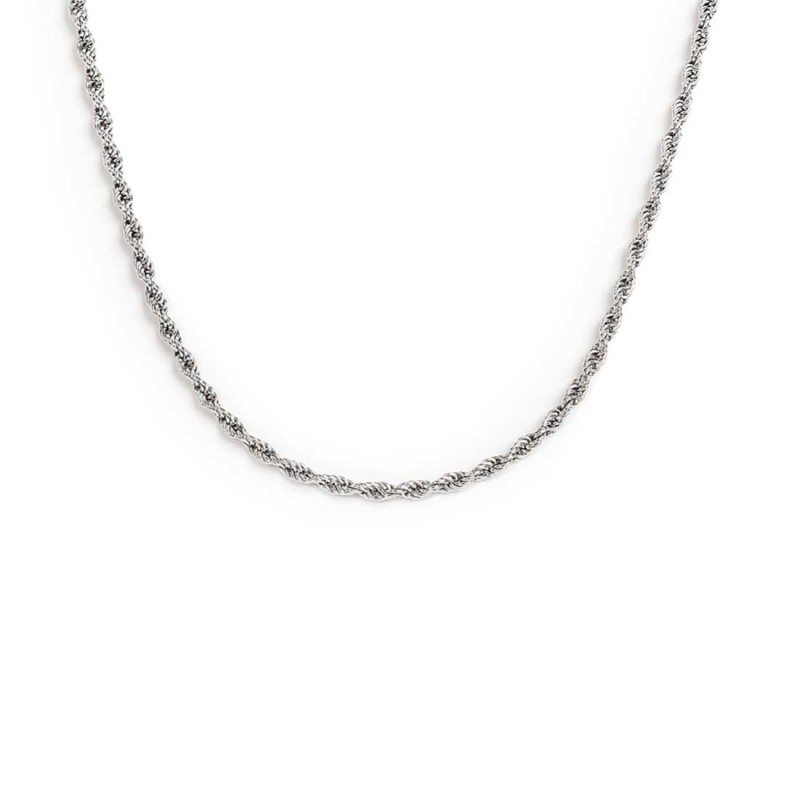 COLLANA CATENA A CORDA SPESSORE 2 MM