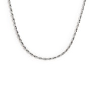 COLLANA CATENA A CORDA SPESSORE 2 MM